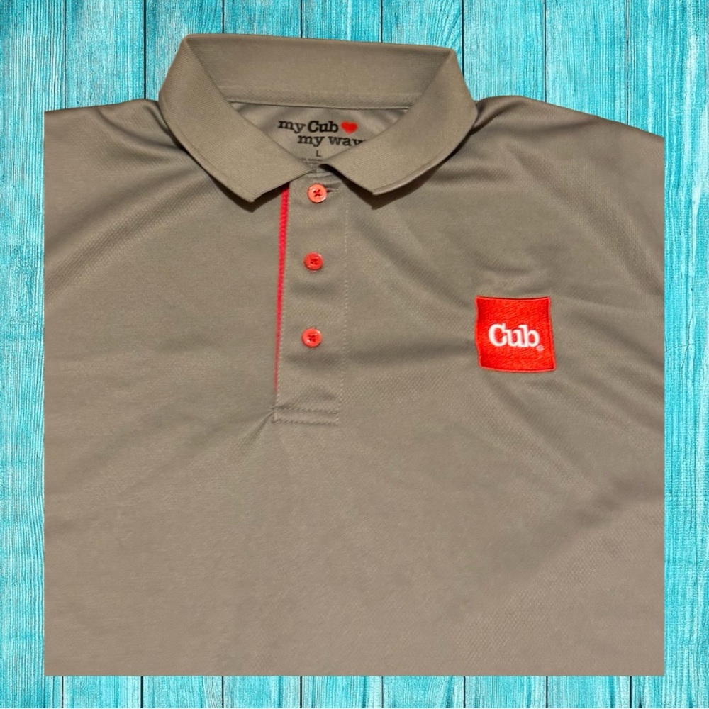 Cub Employee Worker Polo Shirt My Heart My Cub Rainbow Halloween Costume Funny - Picture 2 of 5